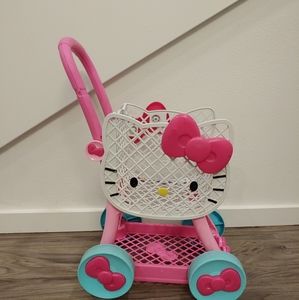 Hello kitty shopping cart for kids